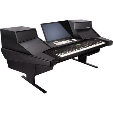 Argosy D15K-DR847-B-B Dual 15K Keyboard Workstation w/847 Rack Modules and Black End Panels Различное Музыкальное Оборудование