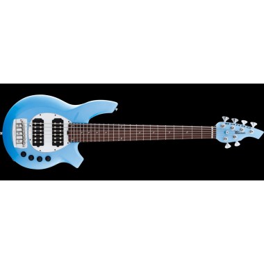 Music Man Bongo 6 HS - Sky Blue - Rosewood - White Различное Музыкальное Оборудование