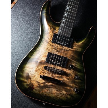 ESP Originals Japan HORIZON-CTM NT/Burl Maple Reptile Black Burst Различное Музыкальное Оборудование