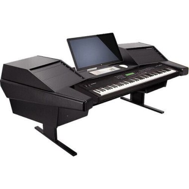 Argosy D15K-DR803-B-B Dual 15K Keyboard Workstation w/803 Rack Modules and Black End Panels Различное Музыкальное Оборудование