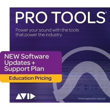 AVID Pro Tools 1-Year Software Updates + Support Plan NEW Education (Electronic Delivery) Различное Музыкальное Оборудование