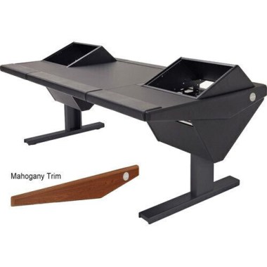Argosy Eclipse Universal EG4-U960-RR-B-M-B w/Rack Left & Right, 960mm Center Desk, Mahogany EPs, Black legs Различное Музыкальное Оборудование