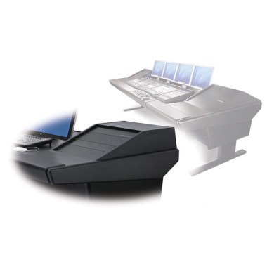 Argosy 90V Universal 90-90V2RG-VR1003-B-B w/ 75" Desk Inserts, 2)VR1003 Racks & Black End Panels Различное Музыкальное Оборудование