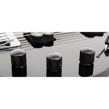 Music Man Silhouette Bass E-E - White - Maple - No Pickguard Различное Музыкальное Оборудование