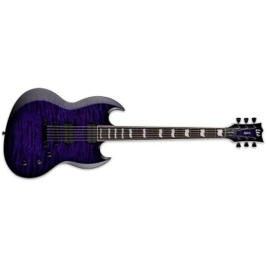 ESP LTD Viper-1000 Quilt Maple Top See Thru Purple Sunburst Left-Handed Различное Музыкальное Оборудование