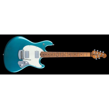 Music Man StingRay Guitar HH Trem - Vintage Turquoise - Figured Roasted Maple/Maple - Parchment Различное Музыкальное Оборудование