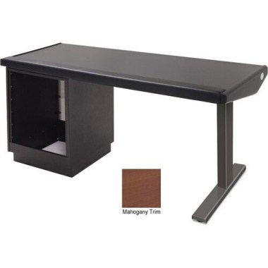 Argosy Edit Desks EG4-Edit-R-B-M-B w/Rack, Mahogany EPs, Black leg Различное Музыкальное Оборудование