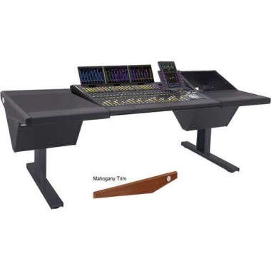 Argosy Avid S6 EG4-S6-4B-DR-B-M-B 4 Bucket Wide, Desk Left, 8sp Rack Right, Mahogany EPs, Black legs Различное Музыкальное Оборудование