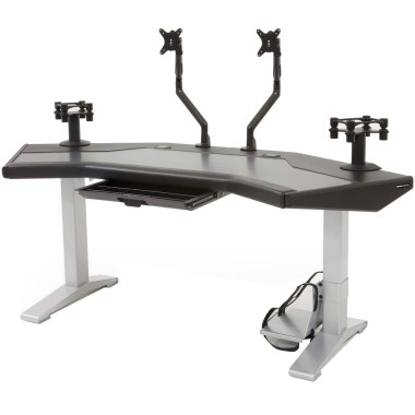 Argosy Halo-G-XC-B-S Halo G Ultimate (Halo G, Model 160 Speaker Mounts, Acc Drawer, 2) D8 Monitor Arms, CPU Shelf) Различное Музыкальное Оборудование