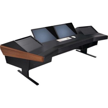 Argosy D15L-DR800-B-M Dual 15L Workstation w/800 Rack Modules and Mahogany End Panels Различное Музыкальное Оборудование