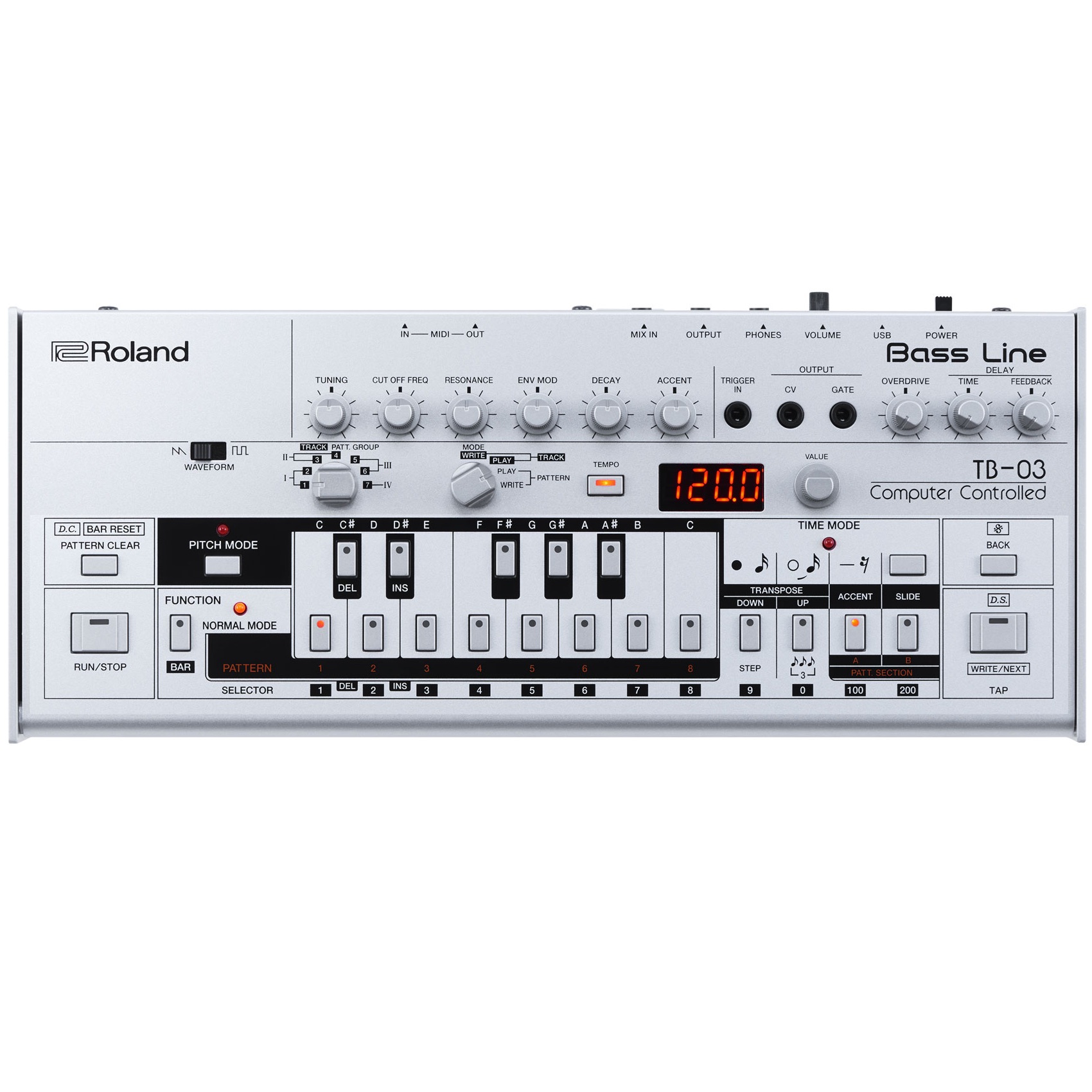 Roland Boutique TB-03 Roland Boutique TB-03 Настольные цифровые синтезаторы