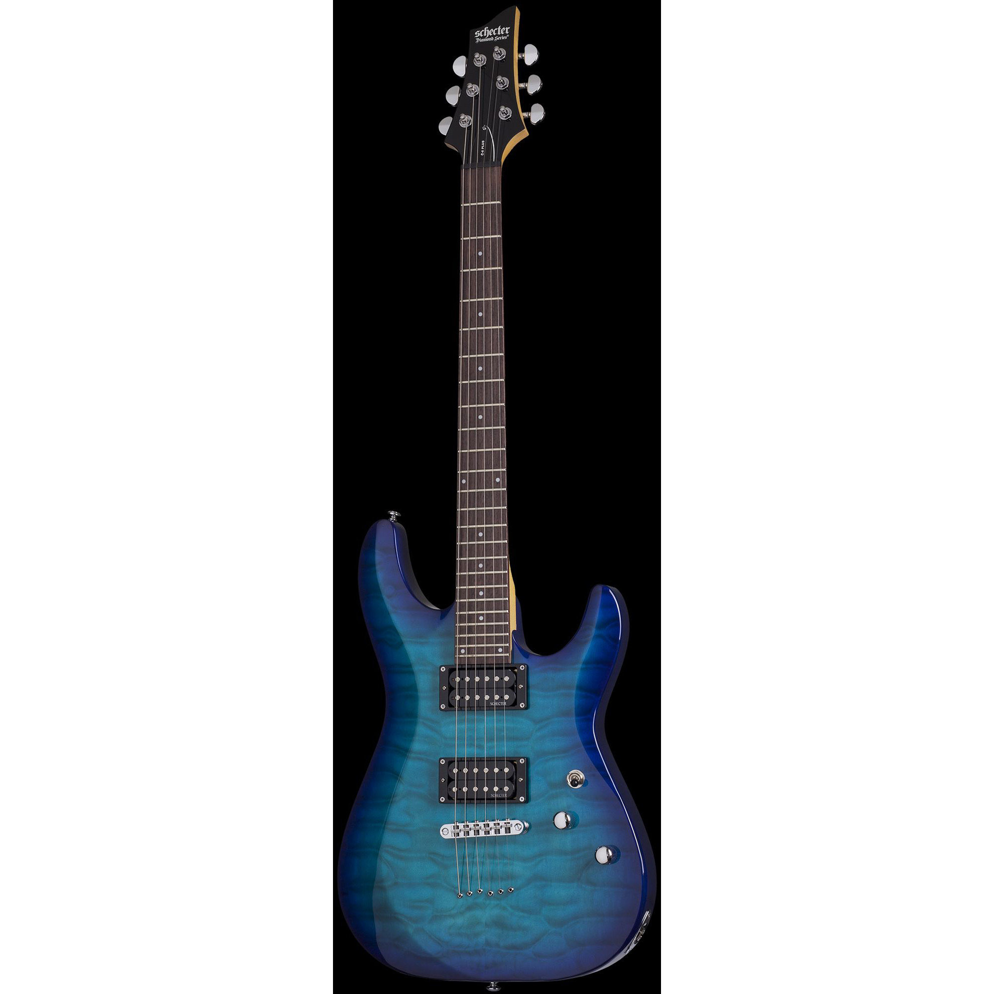 Schecter C-6 PLUS Ocean Blue Burst Schecter C-6 PLUS Ocean Blue Burst Электрогитары
