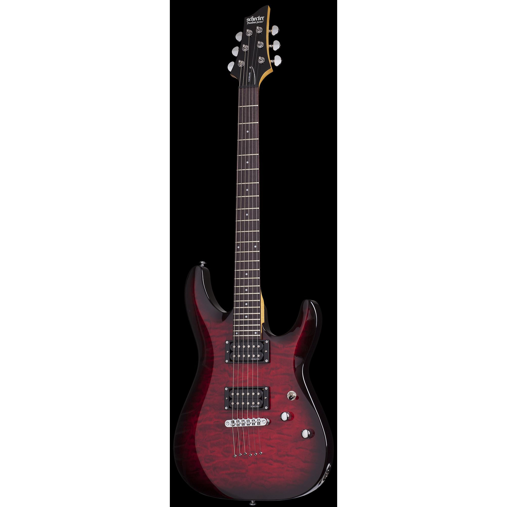 Schecter C-6 PLUS See-Thru Cherry Burst Электрогитары