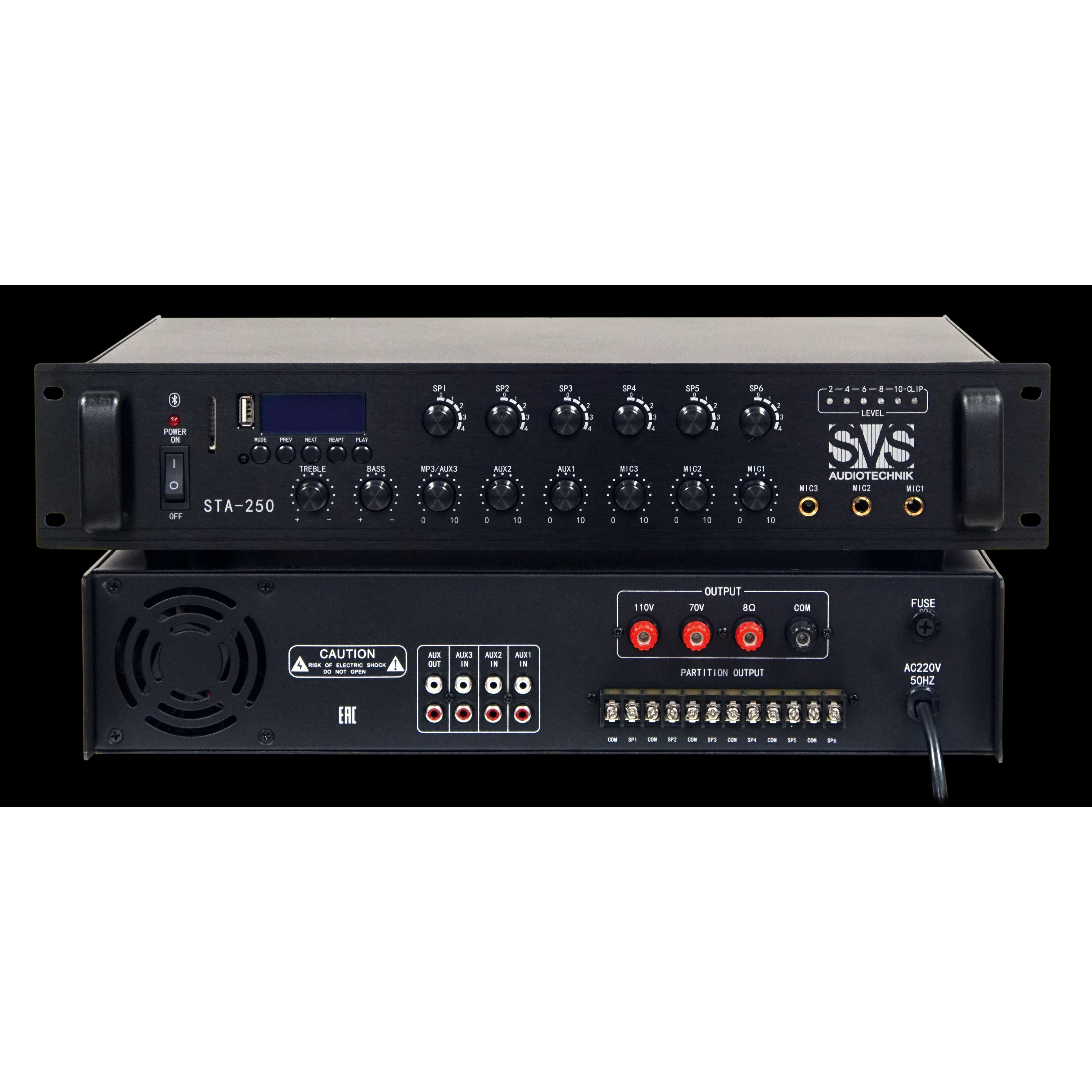 SVS Audiotechnik STA-250 SVS Audiotechnik STA-250 Трансляционное оборудование