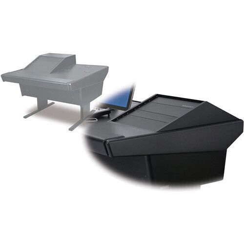 Argosy Universal 50-V1R1000-B-B w/25" Flat Desk Insert,1) VR1000 Rack Unit & Black End Panels Различное Музыкальное Оборудование