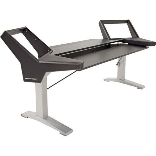 Argosy Halo-K88-B-T-S Halo K88 Desk w/Black EPs, Black Traceless Top, Silver Legs Argosy Halo-K88-B-T-S Halo K88 Desk w/Black EPs, Black Traceless Top, Silver Legs Различное Музыкальное Оборудование