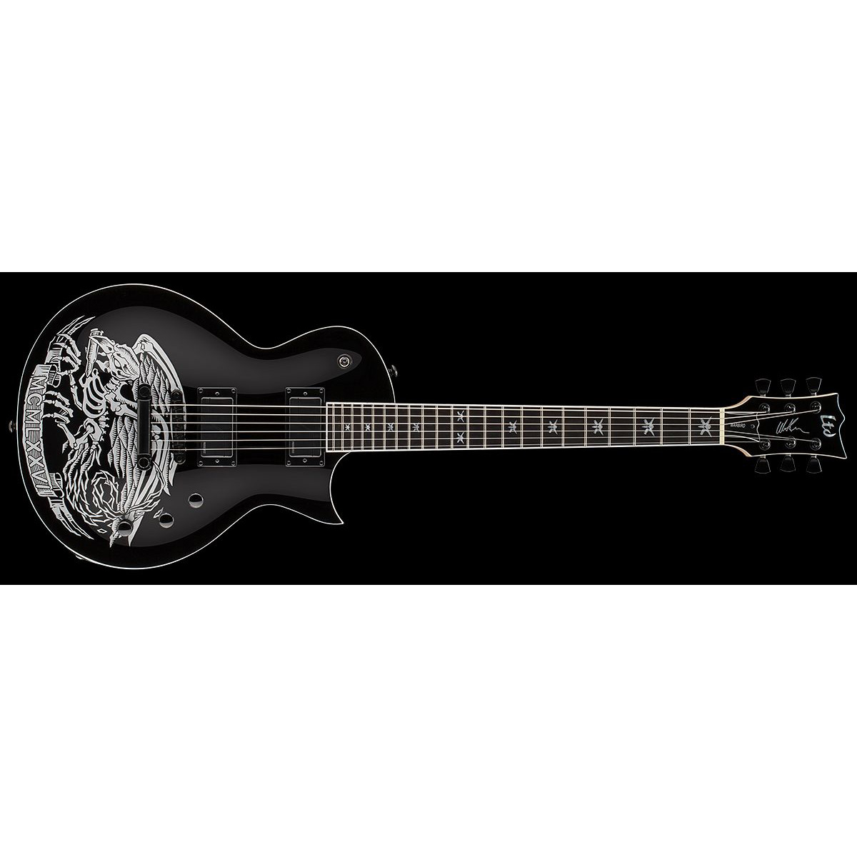 ESP LTD WA-WARBIRD Black W Graphic Различное Музыкальное Оборудование