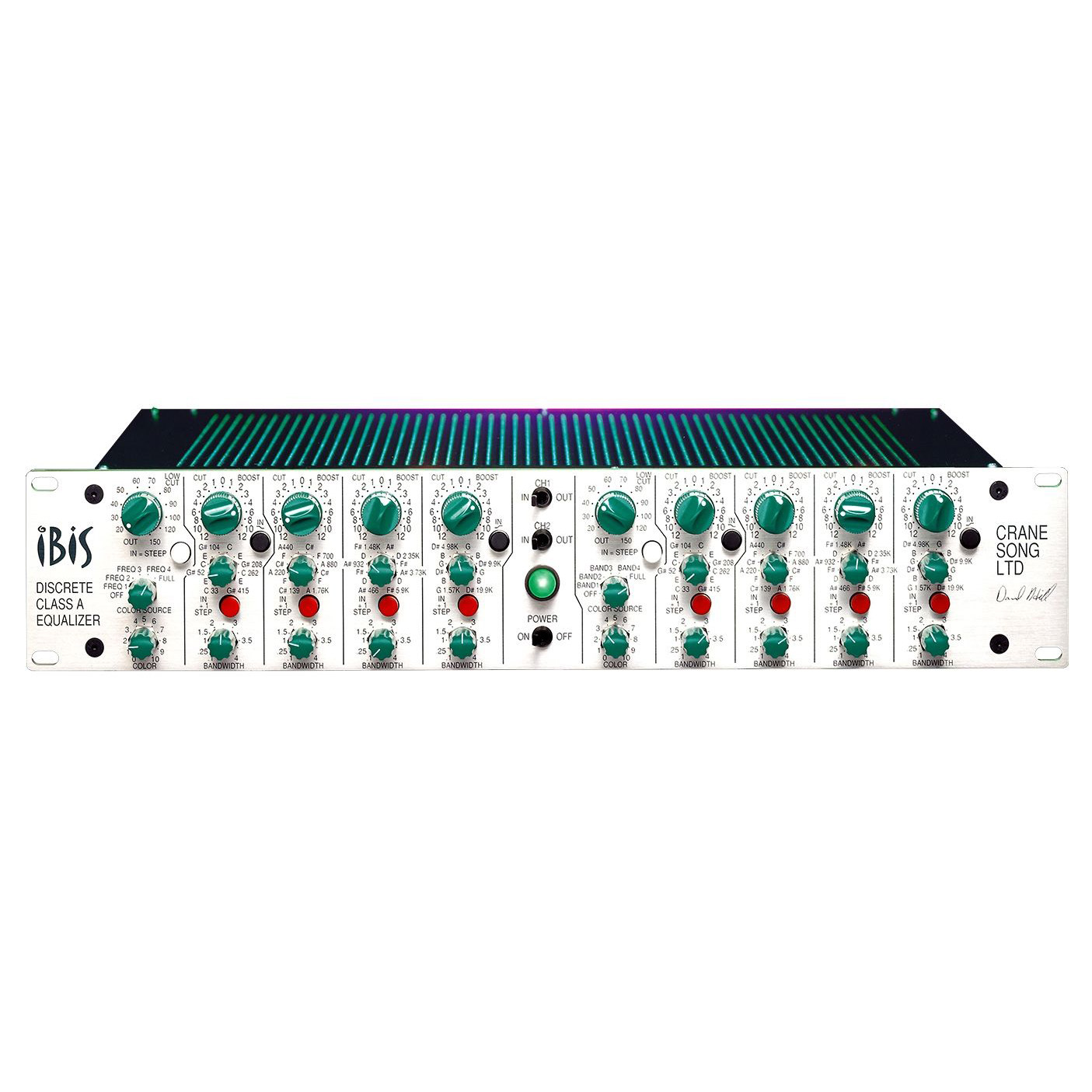 Crane Song IBIS 4 band discrete Class A stereo equalizer Различное Музыкальное Оборудование