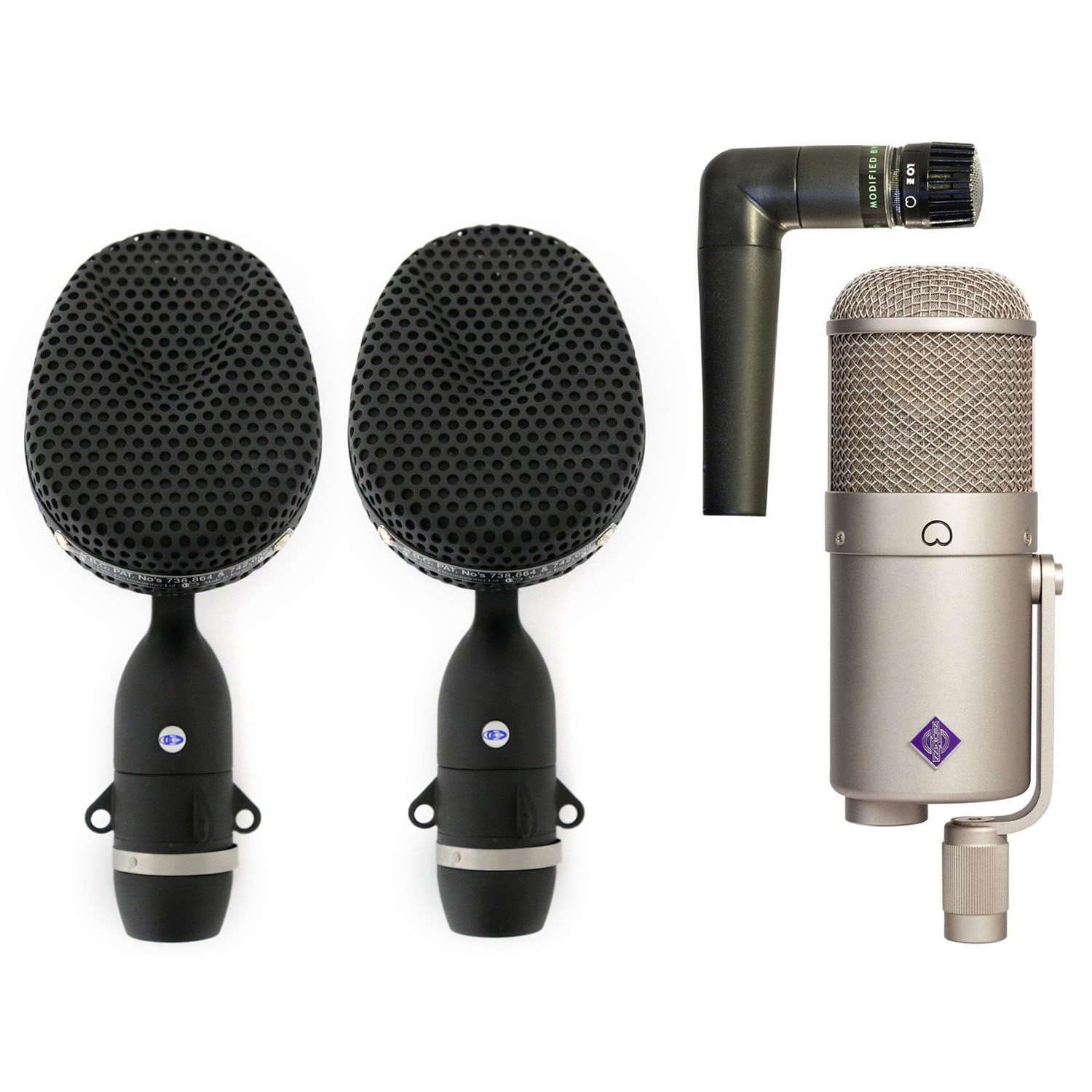Mike Nehra Power Quad Kit - Premium Microphone Bundle Mike Nehra Power Quad Kit - Premium Microphone Bundle Различное Музыкальное Оборудование