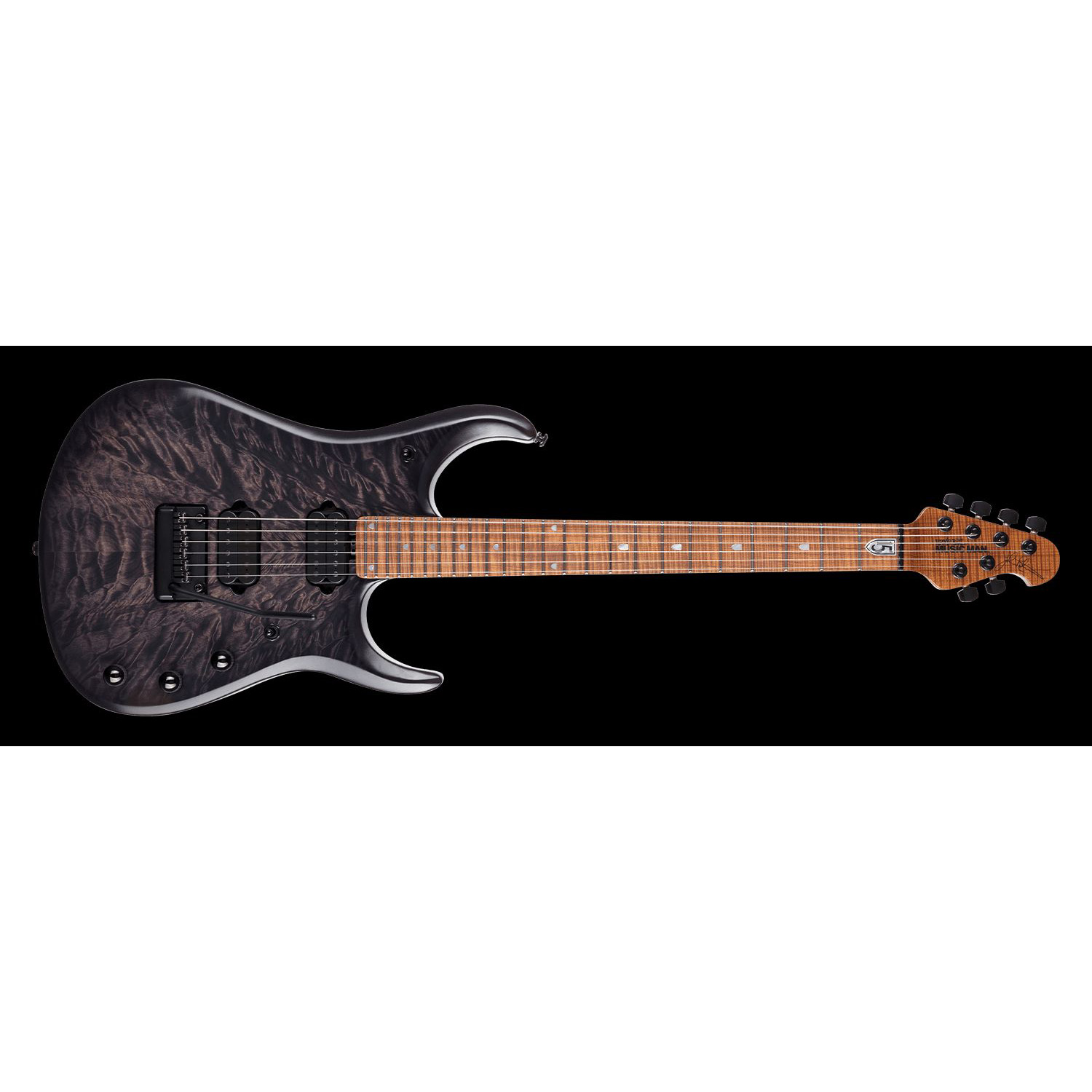 Music Man JP15 - Trans Black Quilt - Figured Roasted Maple - No Pickguard Music Man JP15 - Trans Black Quilt - Figured Roasted Maple - No Pickguard Различное Музыкальное Оборудование