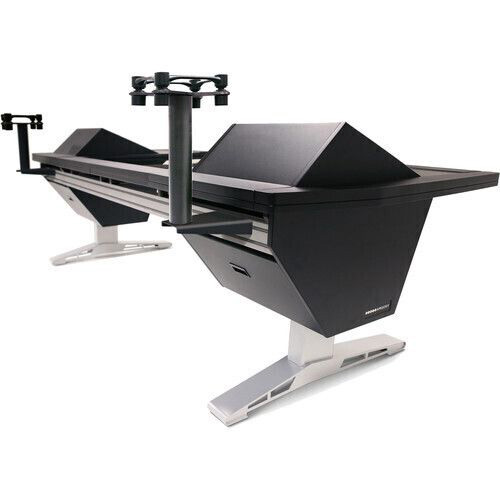 Argosy SPME-AP160-11-B-Pair Pair Speaker Mounts w/Aperta160 Platform 6.1"w x 7.5"d incl. Eclipse Rail Mount Assembly, in Black Различное Музыкальное Оборудование