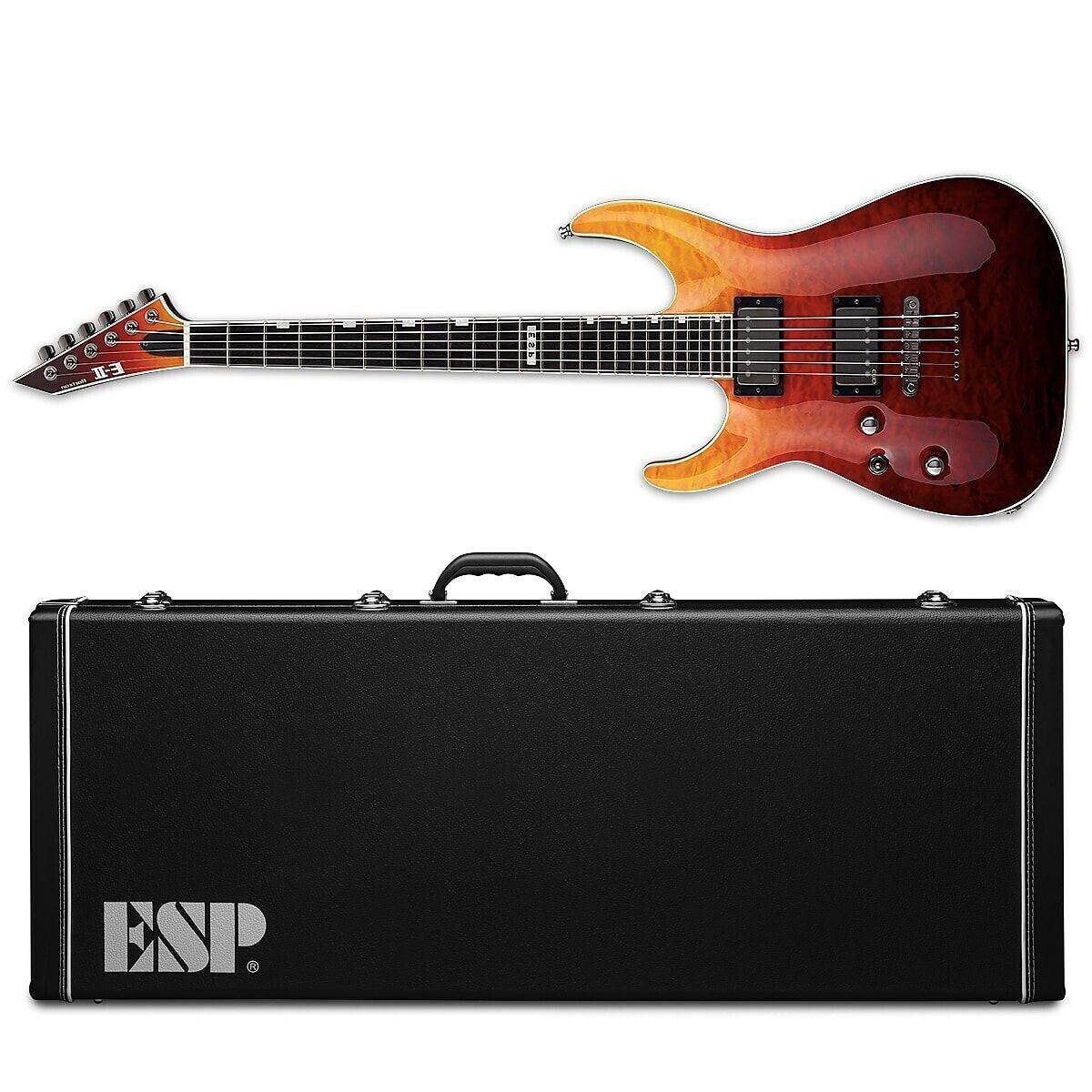 ESP E-II Horizon/NT-II/Tiger Eye Amber Fada Left Handed Japan ESP E-II Horizon/NT-II/Tiger Eye Amber Fada Left Handed Japan Различное Музыкальное Оборудование