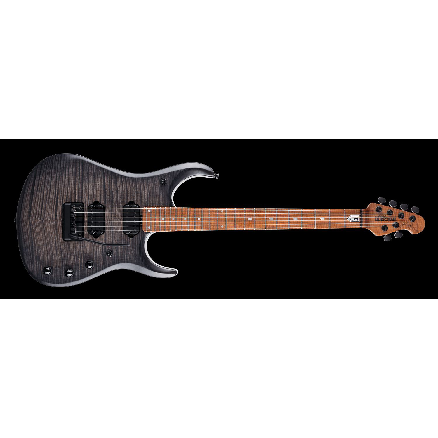 Music Man JP15 - Trans Black Flame - Figured Roasted Maple - No Pickguard Music Man JP15 - Trans Black Flame - Figured Roasted Maple - No Pickguard Различное Музыкальное Оборудование