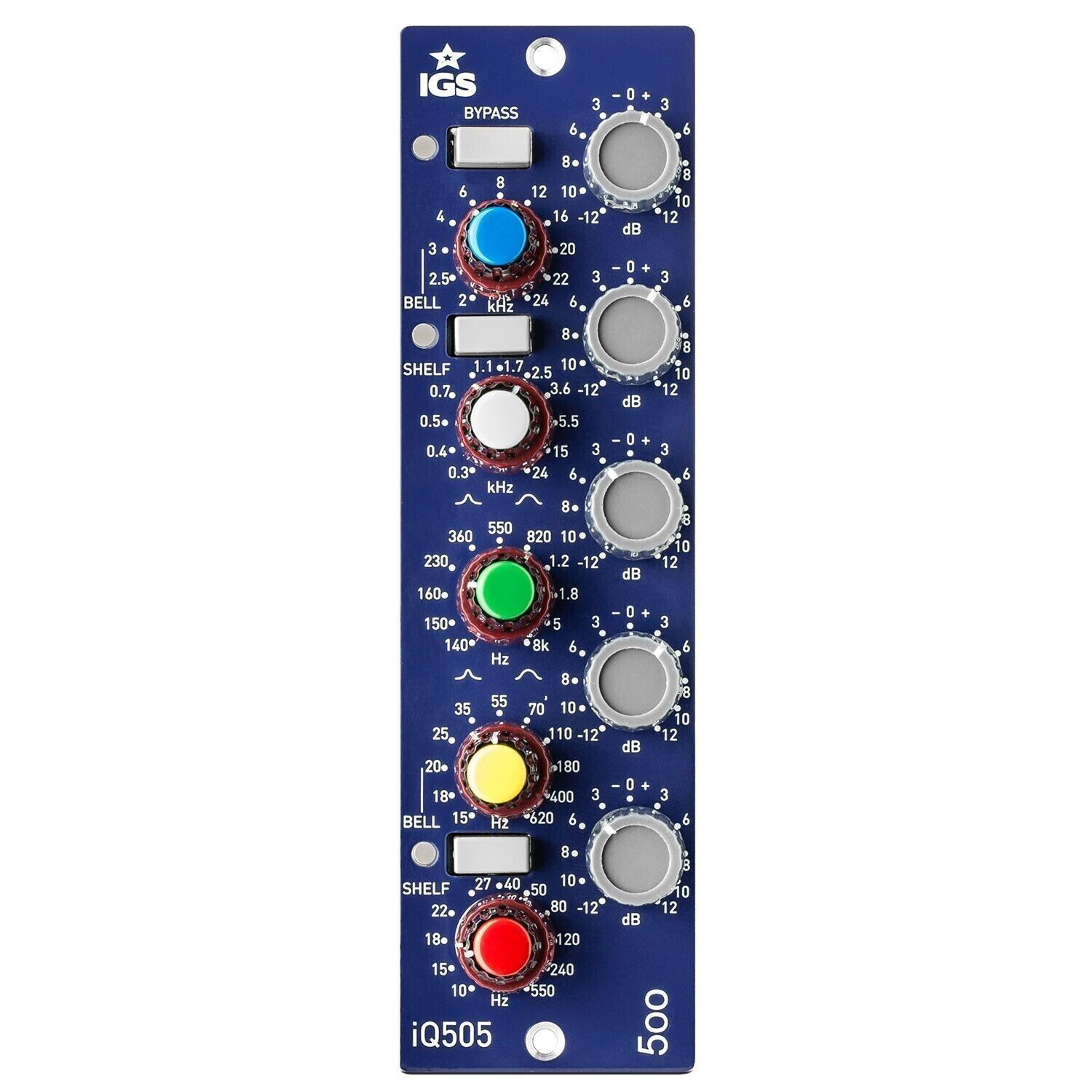 IGS iQ505 500 Series 5-Band Parametric Equalizer IGS iQ505 500 Series 5-Band Parametric Equalizer Различное Музыкальное Оборудование
