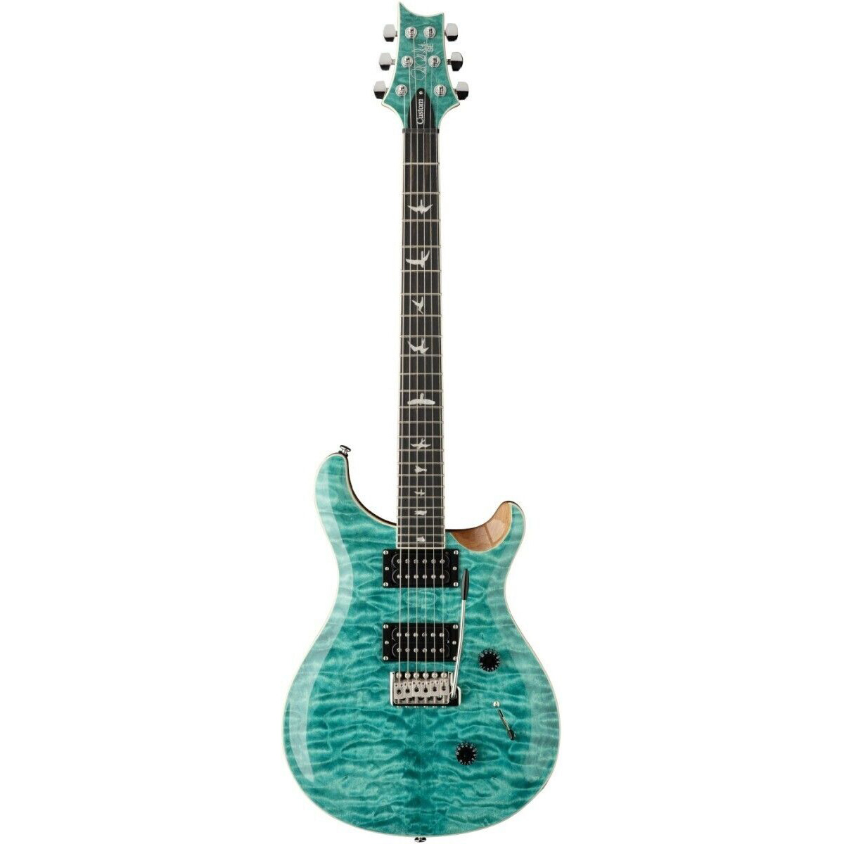PRS SE Custom 24 Quilt Turquoise PRS SE Custom 24 Quilt Turquoise Различное Музыкальное Оборудование