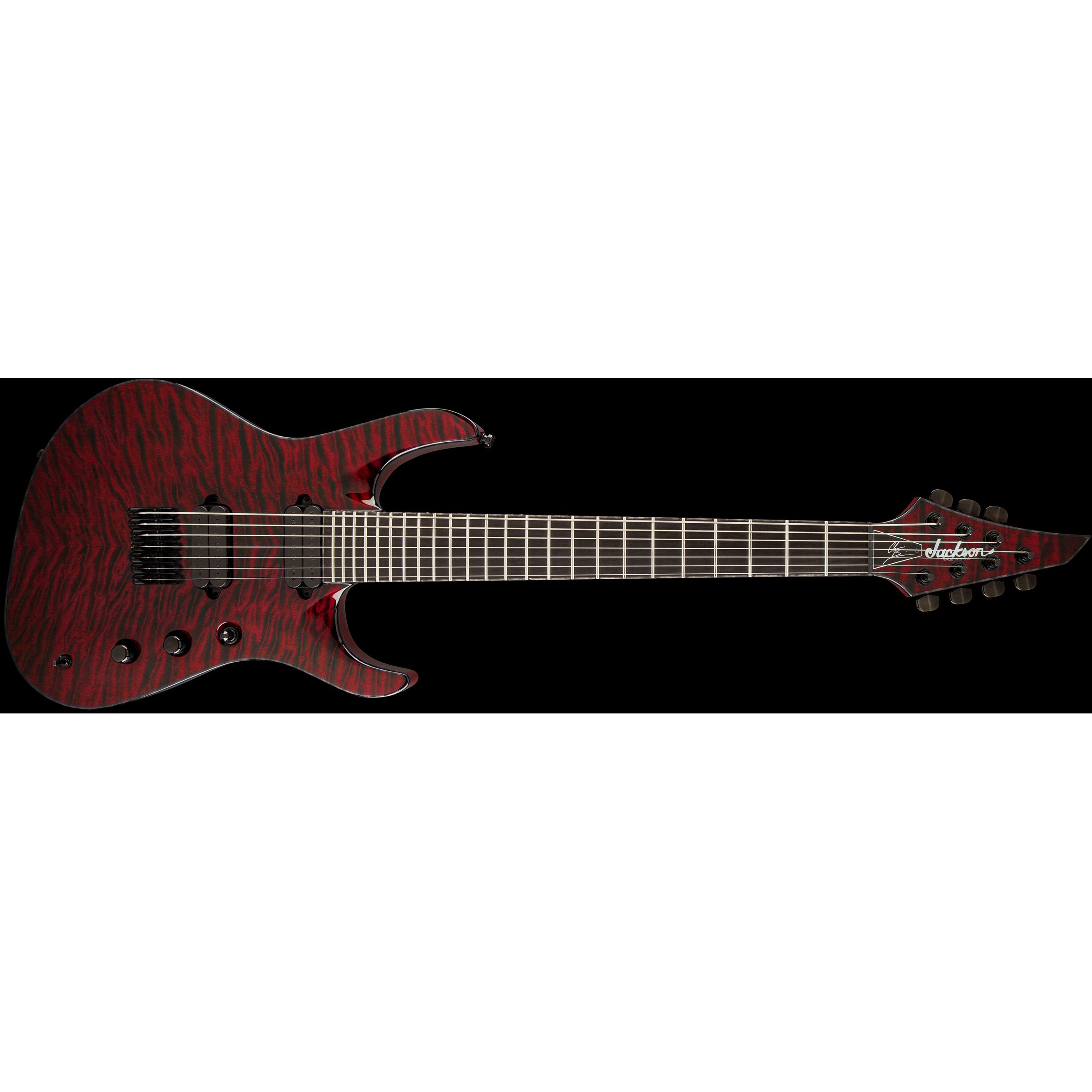 Jackson USA Signature Chris Broderick Soloist HT7 Ebony Fingerboard Transparent Red w Jackson USA Signature Chris Broderick Soloist HT7 Ebony Fingerboard Transparent Red w Различное Музыкальное Оборудование