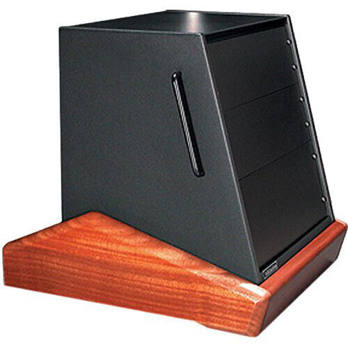 Argosy RR-L10-M Rack 'n Roll L10 10 Space Rolling Rack w/ Mahogany Base Различное Музыкальное Оборудование