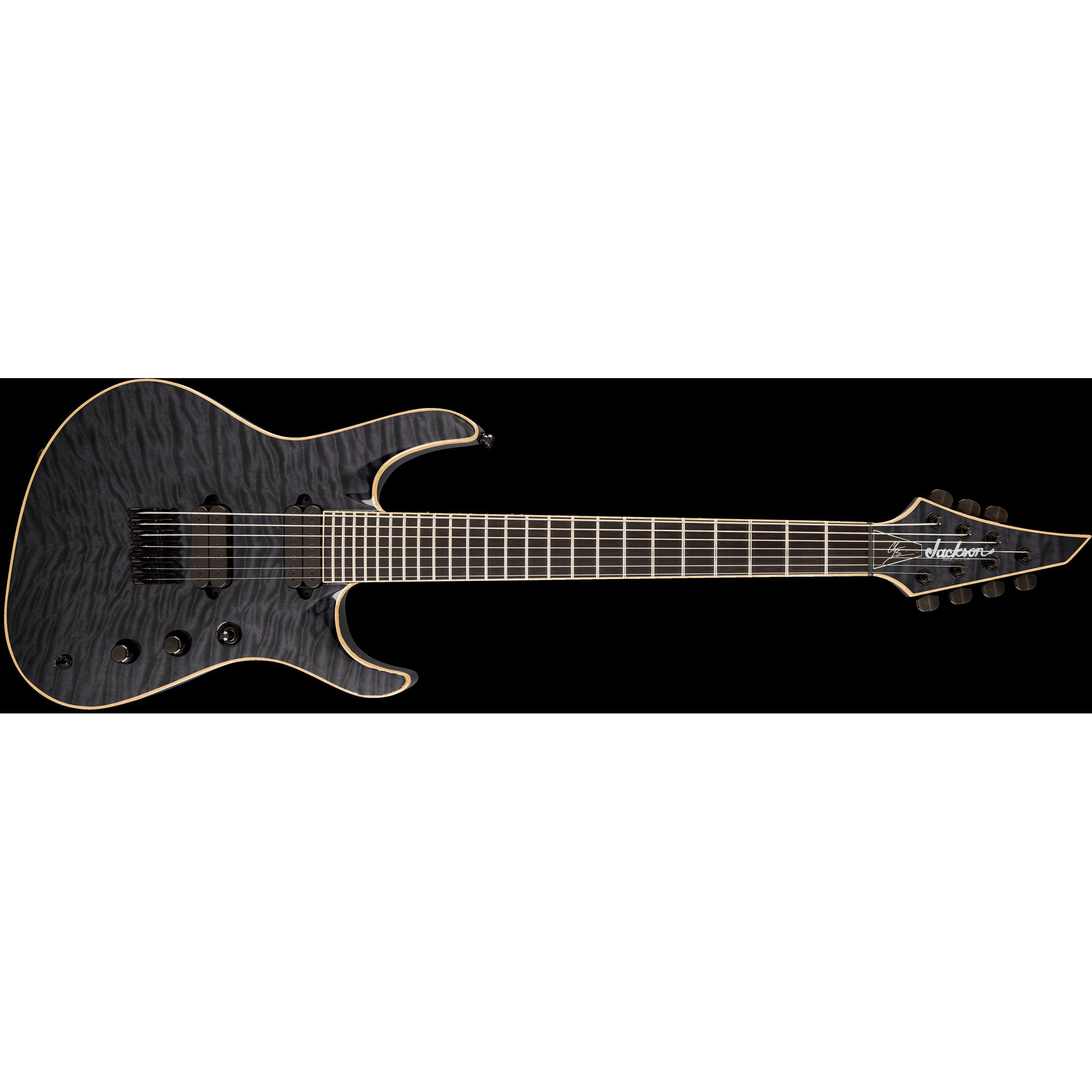 Jackson USA Signature Chris Broderick Soloist HT7 Ebony Fingerboard Transparent Black Jackson USA Signature Chris Broderick Soloist HT7 Ebony Fingerboard Transparent Black Различное Музыкальное Оборудование