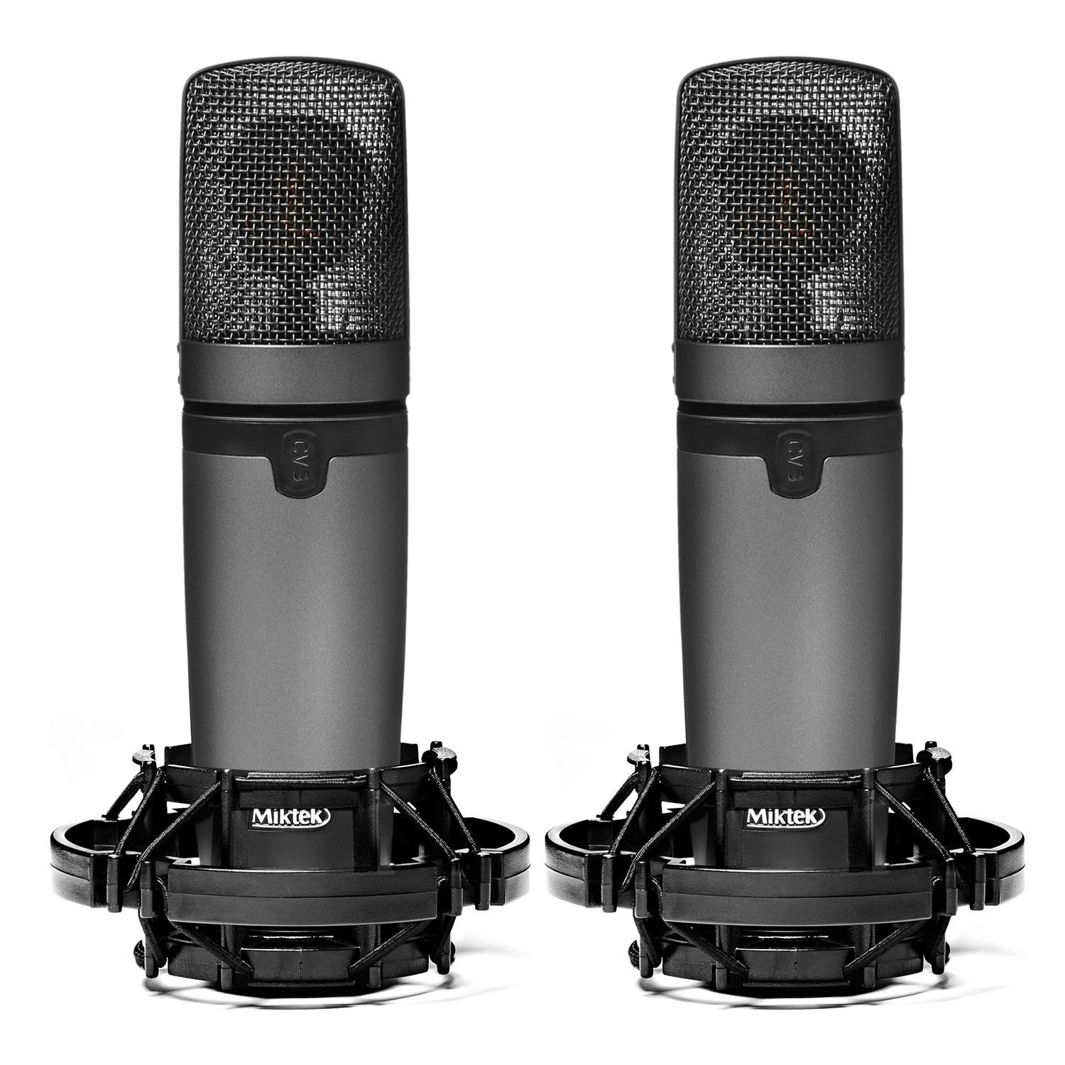 Miktek CV3MP Large Diaphragm Tube Condenser - Matched Pair Miktek CV3MP Large Diaphragm Tube Condenser - Matched Pair Различное Музыкальное Оборудование