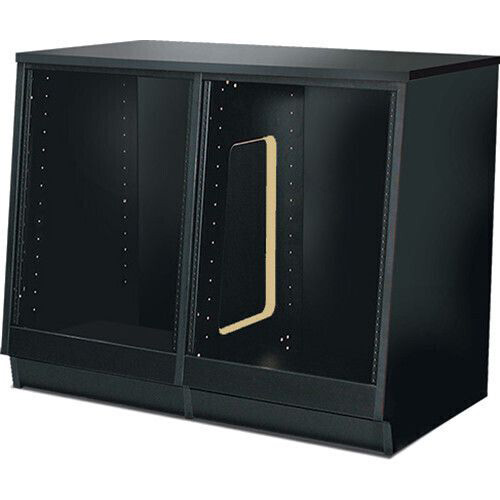 Argosy S-7142-B Spire 7142, 2)14 space  Bays, 28 Space Rack Unit, Black Melamine Различное Музыкальное Оборудование