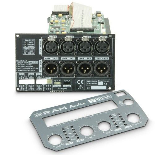 Ram Audio DSP 44 S - DSP Module for S Series 4-Channel Professional Power Amplifiers Различное Музыкальное Оборудование