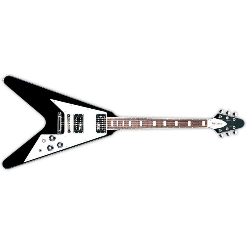 ESP Edwards E-FV-120D Left Handed Black ESP Edwards E-FV-120D Left Handed Black Различное Музыкальное Оборудование