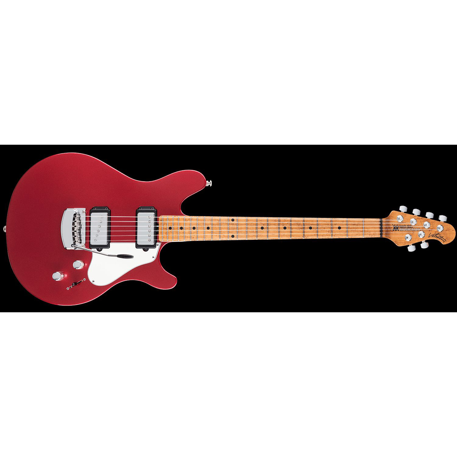 Music Man Valentine Trem - Husker Red Figured - Roasted Maple/Maple - Parchment Music Man Valentine Trem - Husker Red Figured - Roasted Maple/Maple - Parchment Различное Музыкальное Оборудование