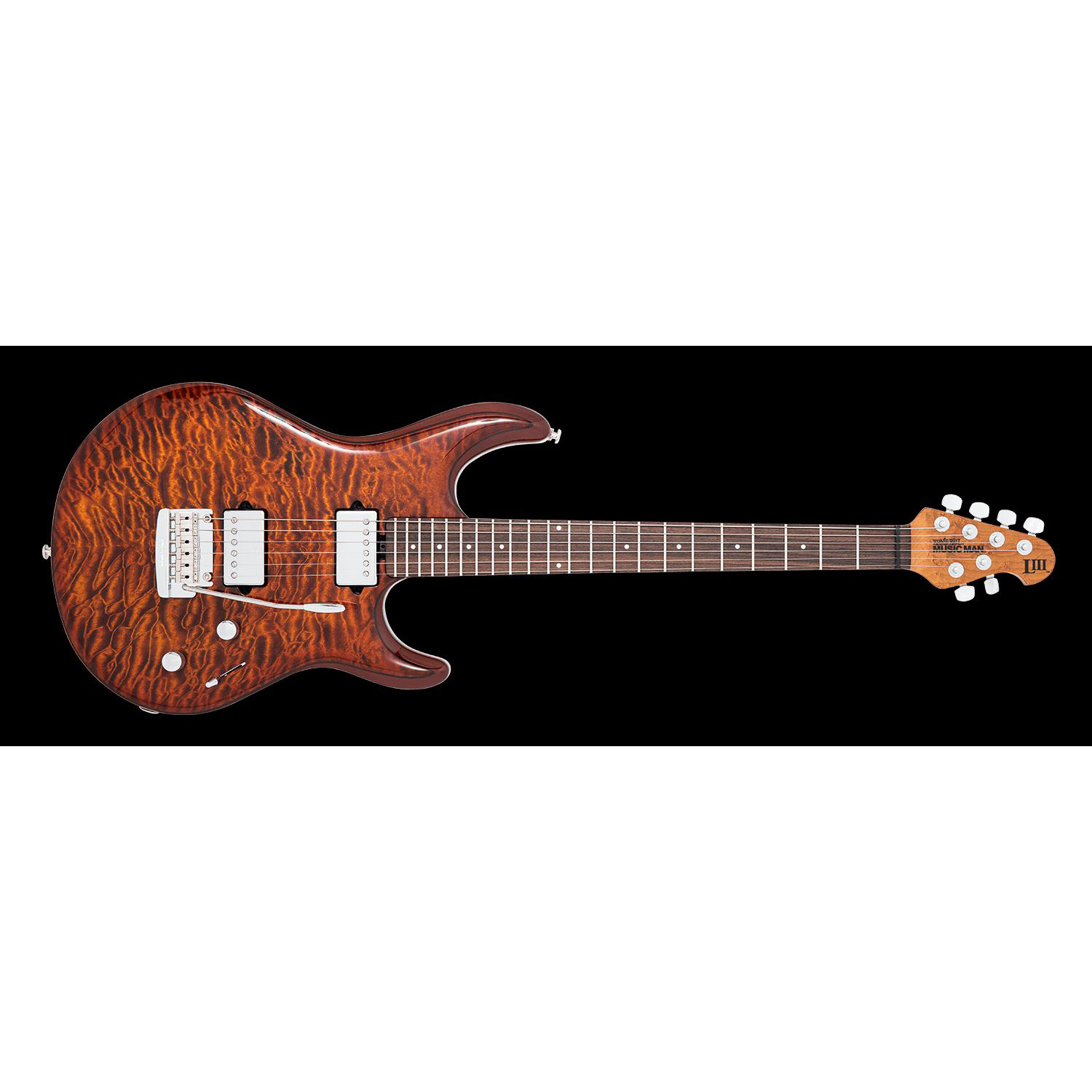 Music Man BFR Luke 3 HH - Hazel Quilt - Figured Roasted Maple/Rosewood - No Pickguard Music Man BFR Luke 3 HH - Hazel Quilt - Figured Roasted Maple/Rosewood - No Pickguard Различное Музыкальное Оборудование