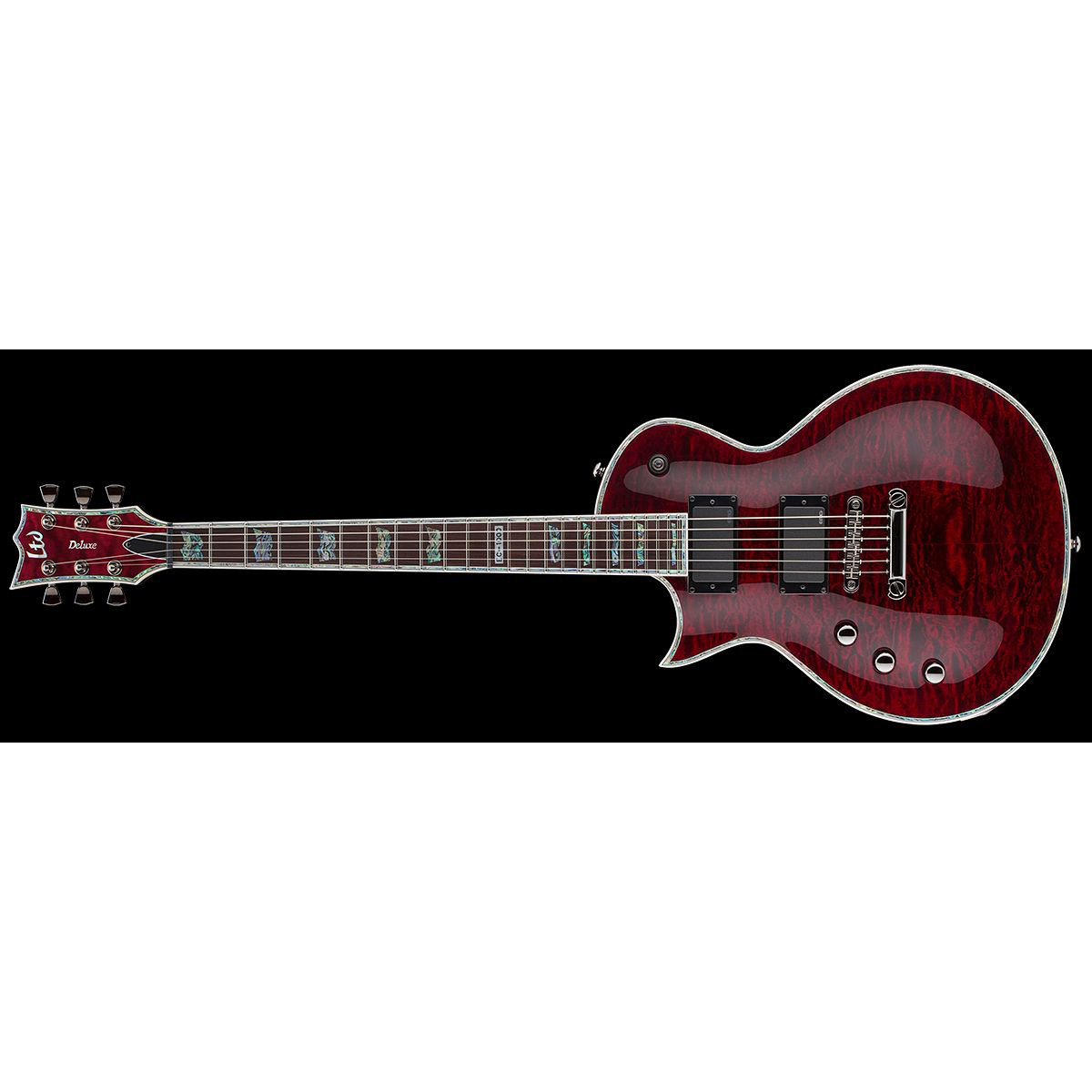ESP LTD EC-1000 SEE THRU Black Cherry LH Различное Музыкальное Оборудование