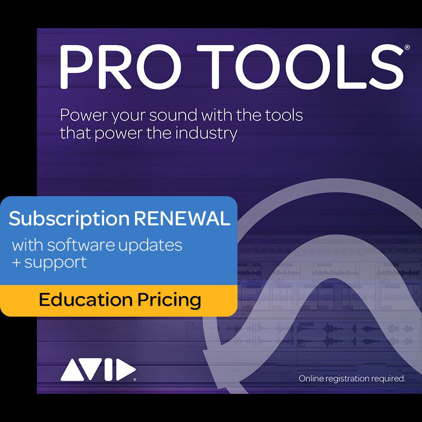 AVID Pro Tools 1-Year Subscription RENEWAL Education (Electronic Delivery) AVID Pro Tools 1-Year Subscription RENEWAL Education (Electronic Delivery) Различное Музыкальное Оборудование