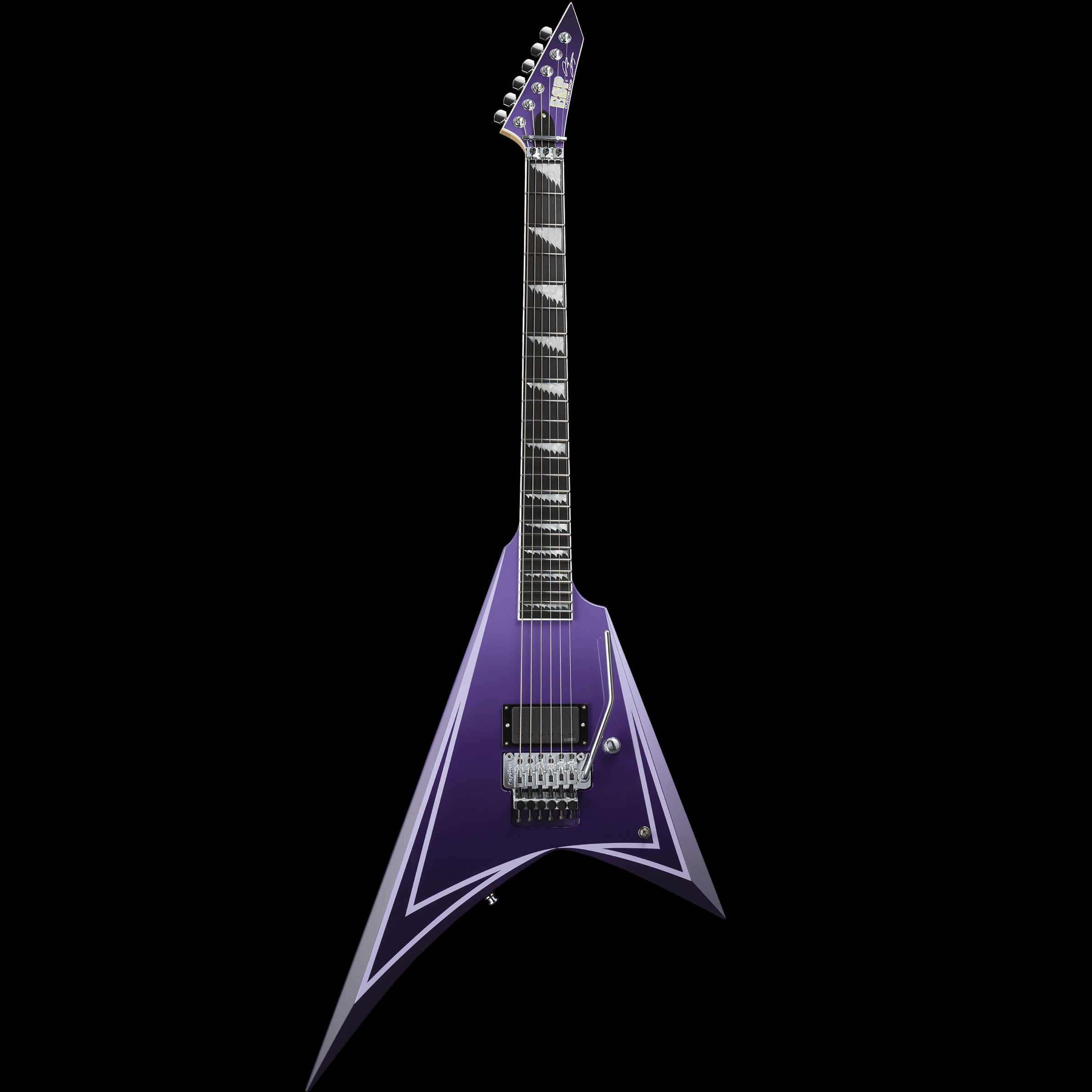 ESP Alexi Hexed Purple Fade/Black Stripe Различное Музыкальное Оборудование