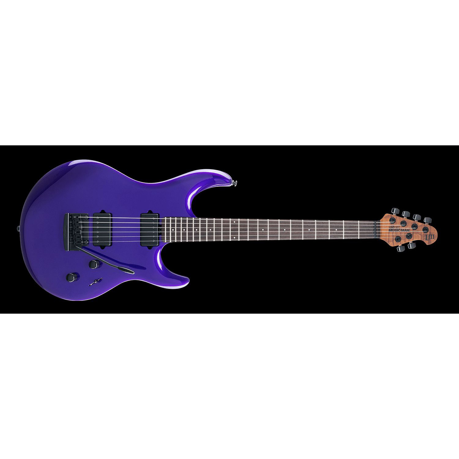 Music Man Luke 3 HH - Firemist Purple - Figured Roasted Maple/Rosewood - No Pickguard Различное Музыкальное Оборудование
