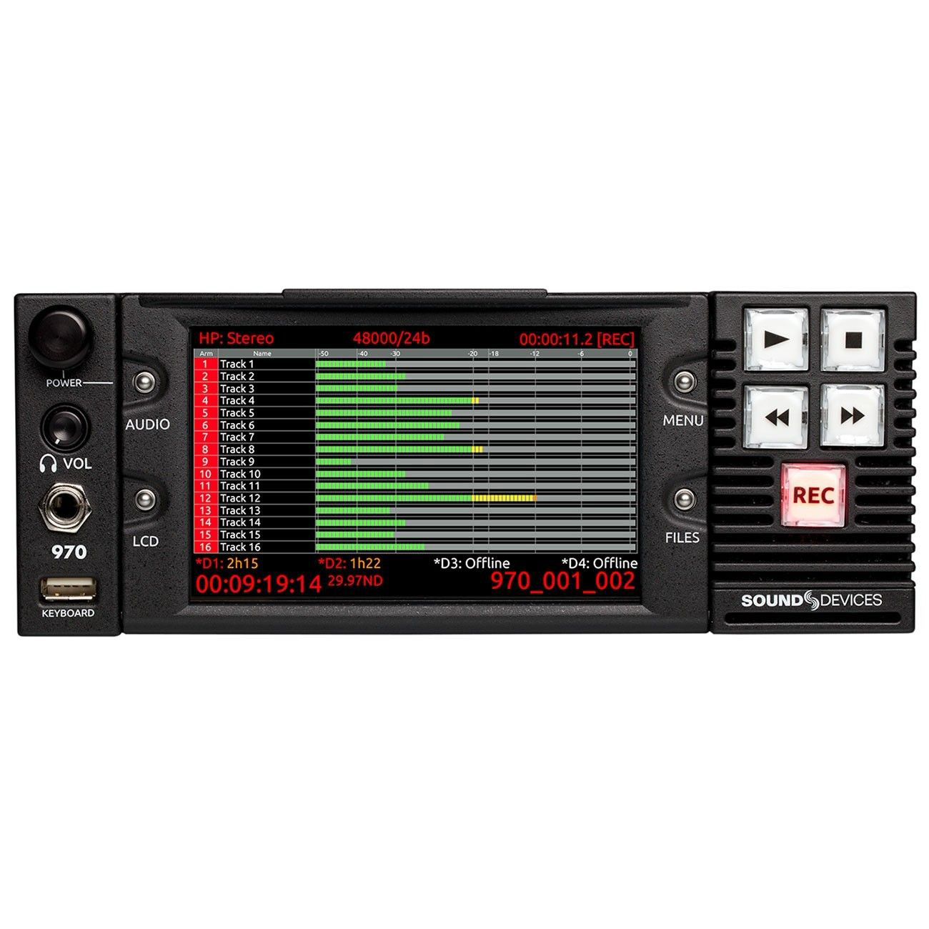 Sound Devices 970 Dante/MADI Audio Recorder Sound Devices 970 Dante/MADI Audio Recorder Различное Музыкальное Оборудование
