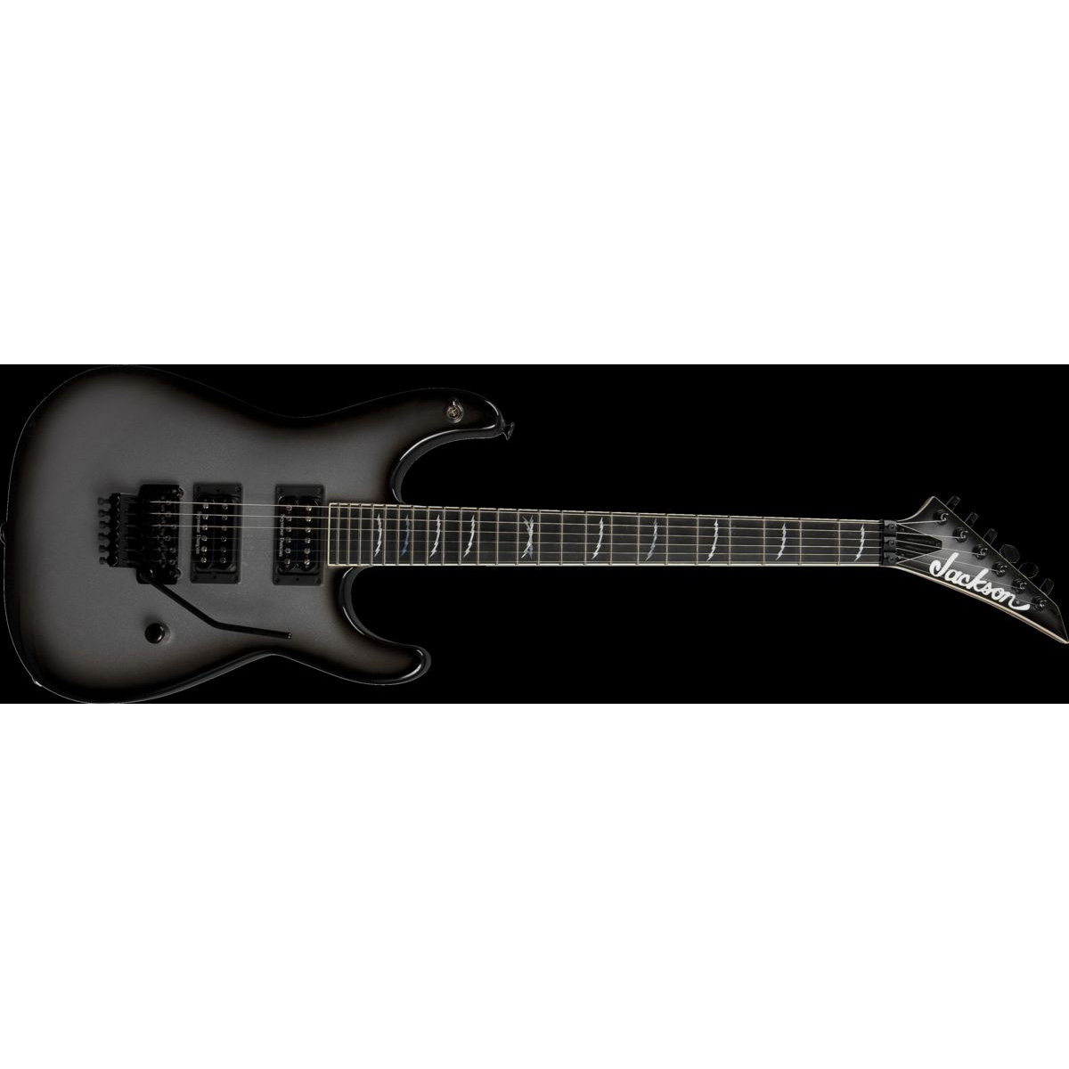 JACKSON Scott Ian T-1000 Soloist 2H, Floyd Rose, Ebony Fingerboard, Silver Burst,w/case Различное Музыкальное Оборудование