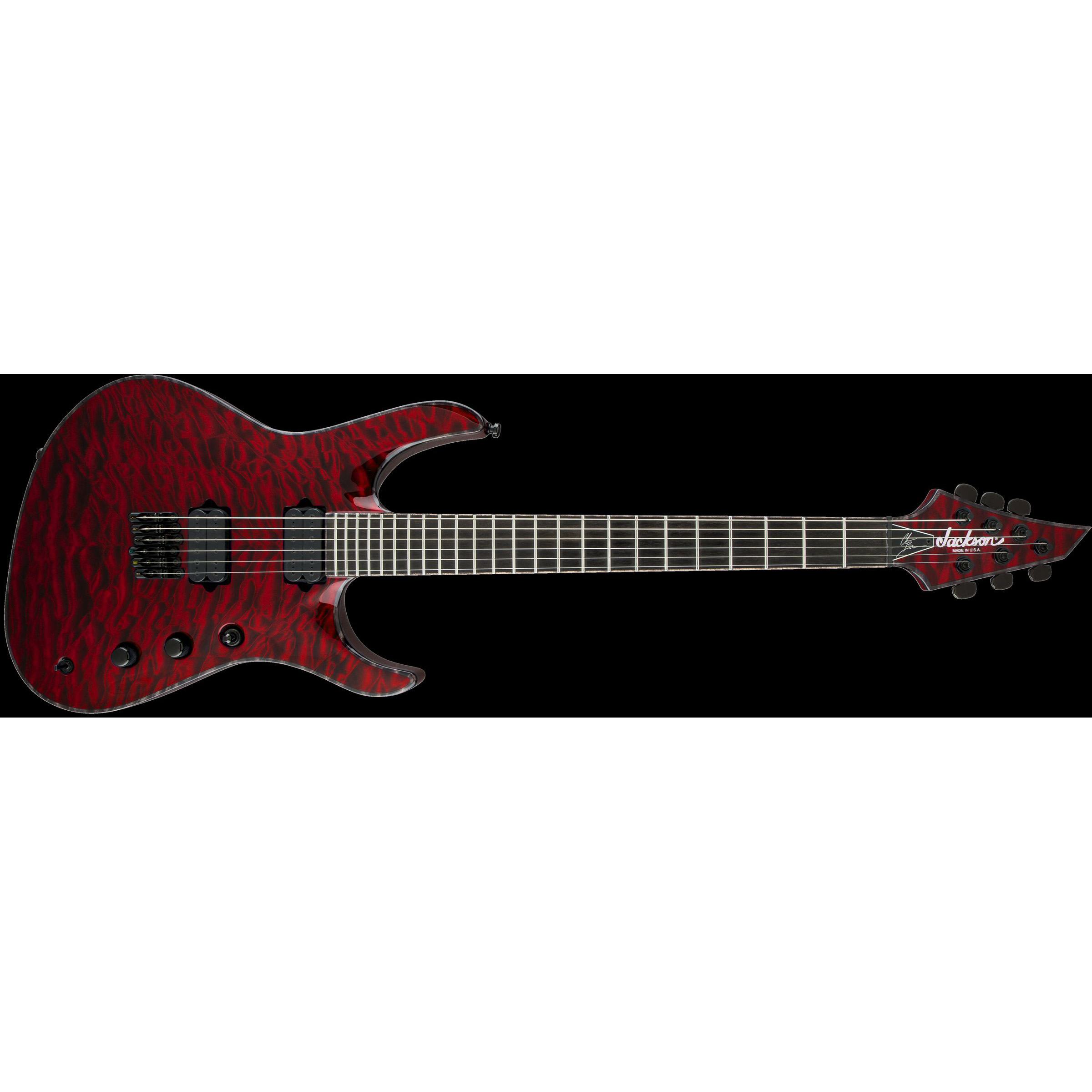 Jackson USA Signature Chris Broderick Soloist HT6 Ebony Fingerboard Transparent Red w Jackson USA Signature Chris Broderick Soloist HT6 Ebony Fingerboard Transparent Red w Различное Музыкальное Оборудование