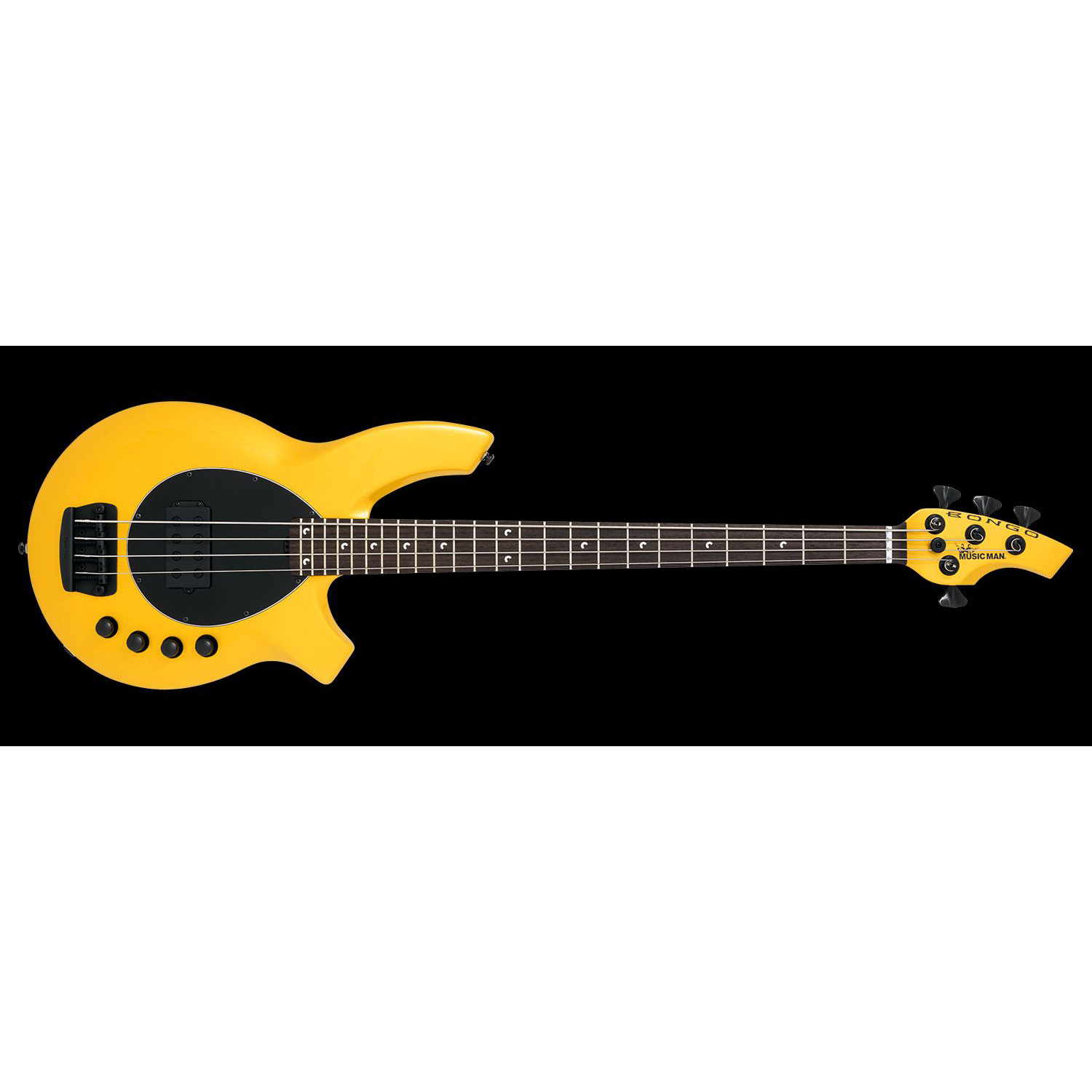 Music Man Bongo H - Firemist Gold - Pau Ferro Lined Fretless - Black Music Man Bongo H - Firemist Gold - Pau Ferro Lined Fretless - Black Различное Музыкальное Оборудование