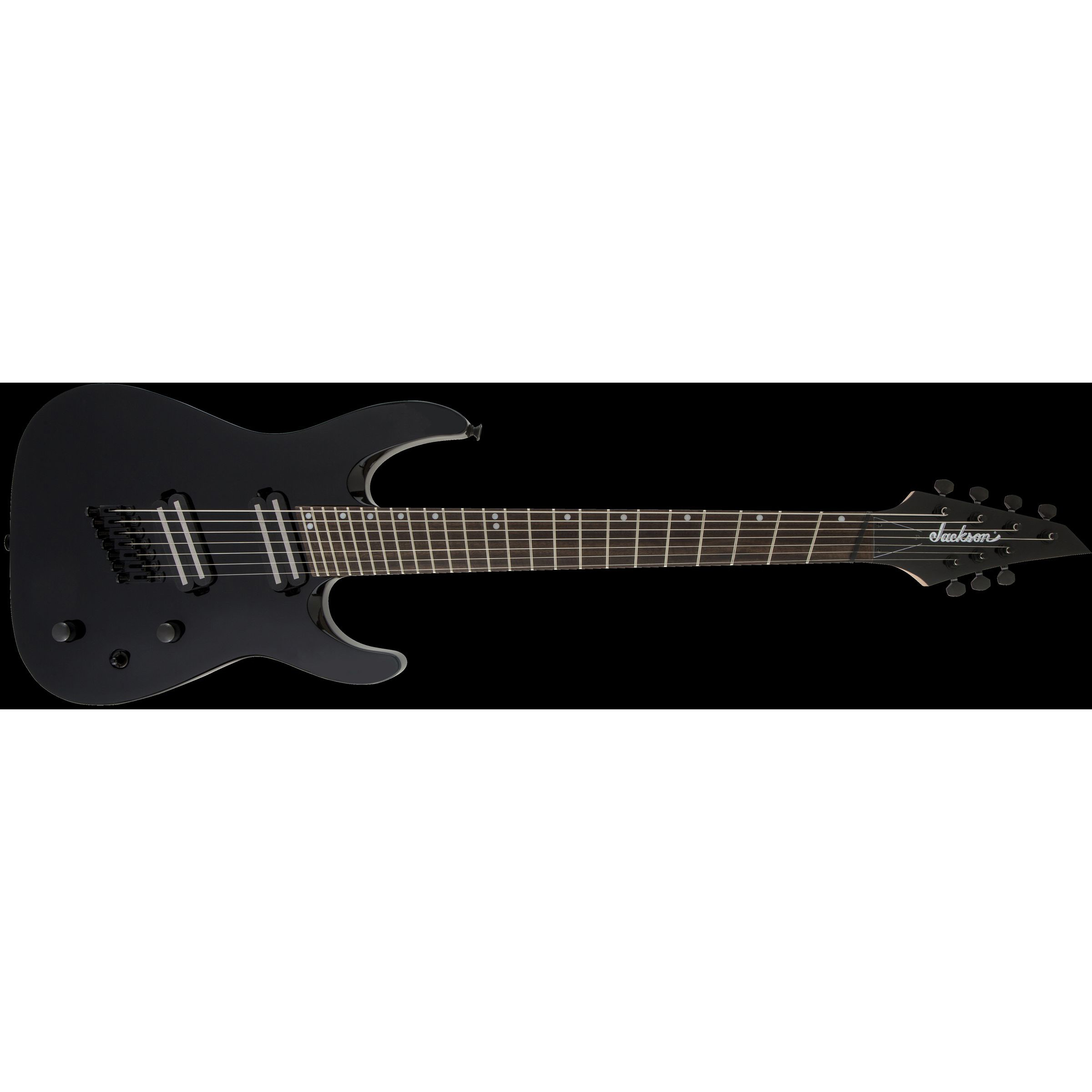 Jackson X Series Dinky Arch Top DKAF7 MS, Laurel Fingerboard, Multi-Scale, Gloss Black Различное Музыкальное Оборудование