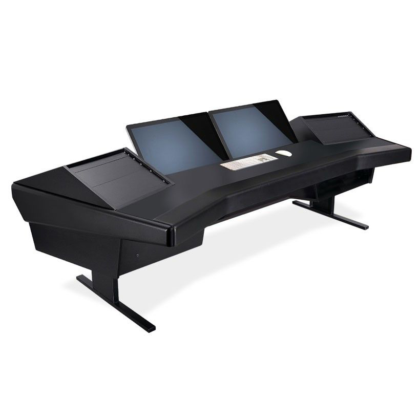 Argosy D15L-DR800-B-B Dual 15L Workstation w/800 Rack Modules and Black End Panels Различное Музыкальное Оборудование