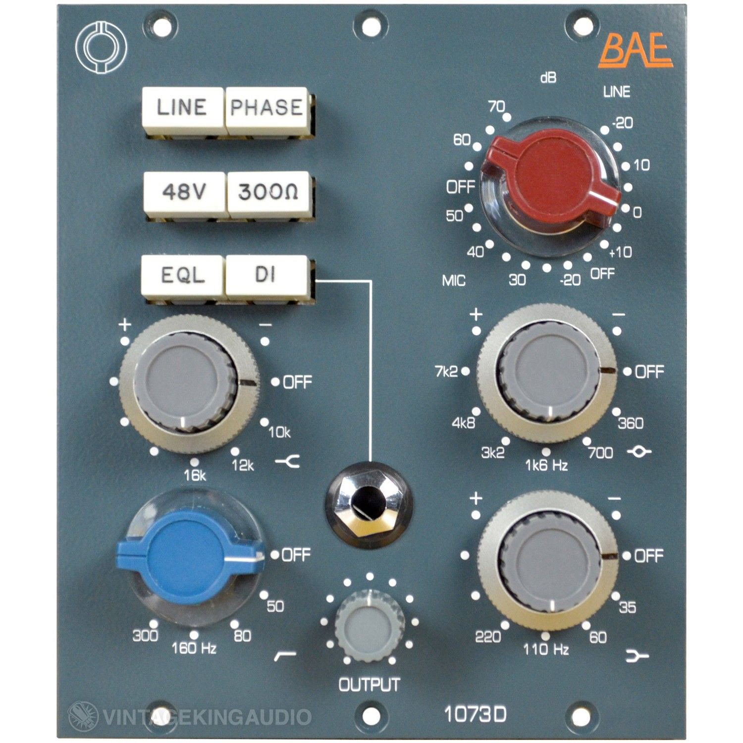 BAE 1073D 500 Series Mic Pre/EQ Различное Музыкальное Оборудование