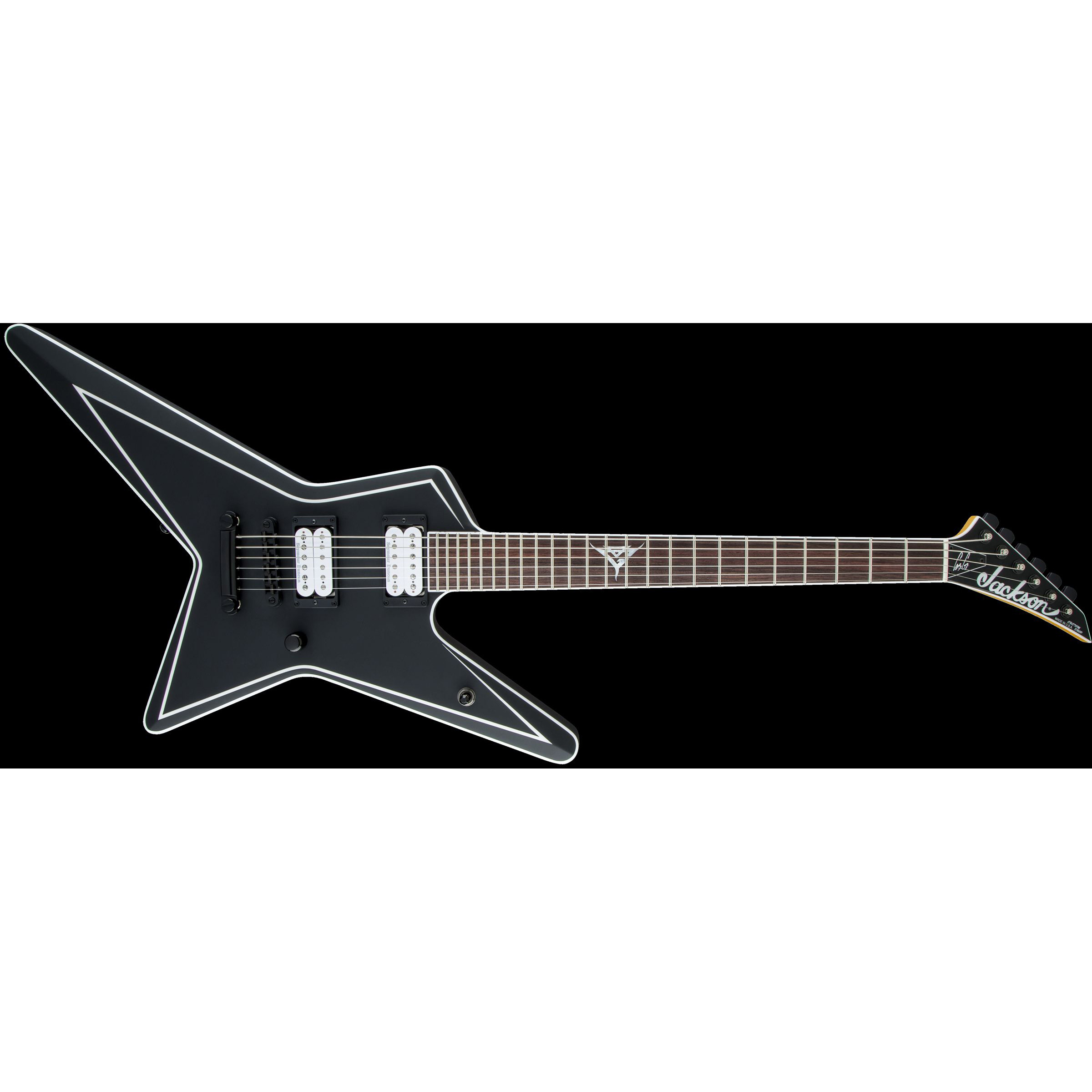 Jackson USA Signature Gus G. Star, Rosewood Fingerboard, Satin Black with White Pinstripes (Gus G. Logo at 12th Fret) Jackson USA Signature Gus G. Star, Rosewood Fingerboard, Satin Black with White Pinstripes (Gus G. Logo at 12th Fret) Различное Музыкальное Оборудование